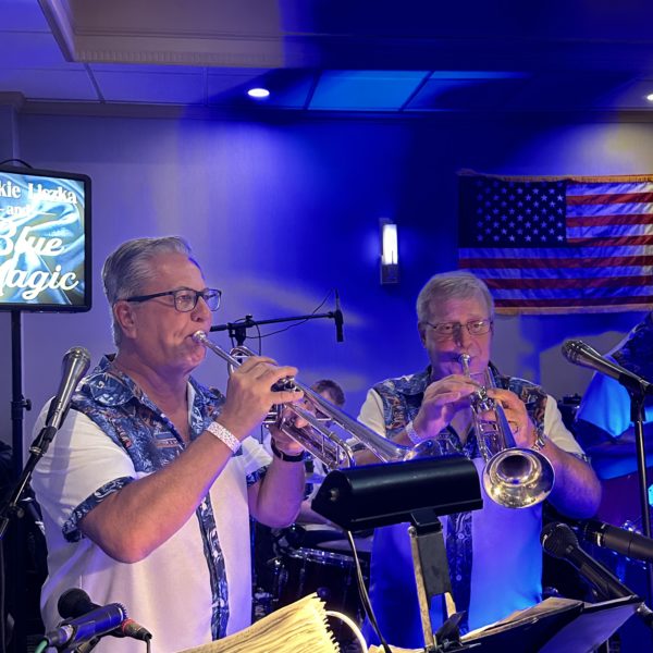 Picture from the USPA Polka Convention in Cleveland OH. Blue Magic Band. Frankie Liszka and Mike Stapinski. Polka Music for all ages.