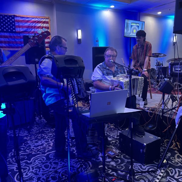 2024 USPA Pictures with Frankie Liszka and 2024 USPA Pictures with Frankie Liszka and The Blue Magic Band. Picture from the USPA Polka Convention in Cleveland OH. Dave Morris, Nick DiSebastiano and Sebastian Pucowski from the Beat. Polka Music for all ages.
